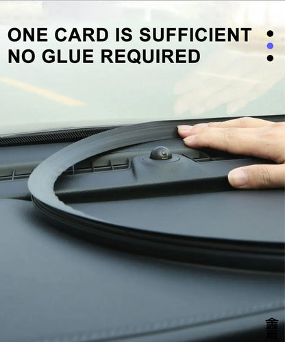 1.6m Auto Dashboard Sealing Strip Universal Car Sticker Rubber Seals Noise Insulation for Weatherstrip Car Accessories