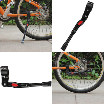 MTB Road Bicycle Kick Stand Aluminum Kickstand 24/26/27.5/29/700C Adjustable Mountain Bike Support Side Rear Parkingrack