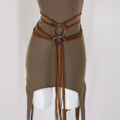 Viking Decorative Waist Rope, Suitable for Men and Women, Bohemian Renaissance Market Waist Rope, DIY Waist Rope