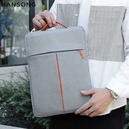 13-15 inch Laptop Handbag Ultrabook Sleeve Case Notebook Computer Cover Shockproof Business Pouch For Apple/Lenovo/HP/Dell