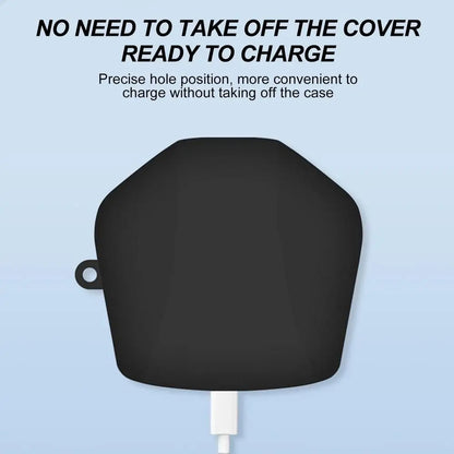 Headphone Storage Case For Lenovo GM2 PRO Wireless Headset Cover Silicone Carry Bag Shockproof Earphone Protector with Carabiner