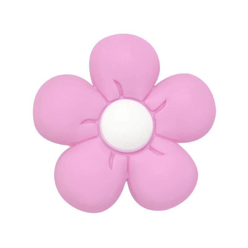 1/3/10pcs Silicone Flower Pacifier Clips Food Grade Teethers For Baby DIY Baby Soother Nursing Pacifier Chain Accessories
