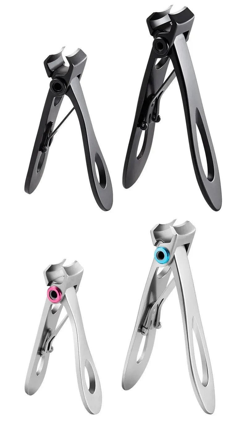 Stainless Steel Nail Clippers Cutter Trimmer Manicure Scissors Thick Hard Toenail Fingernail Pedicure Tools