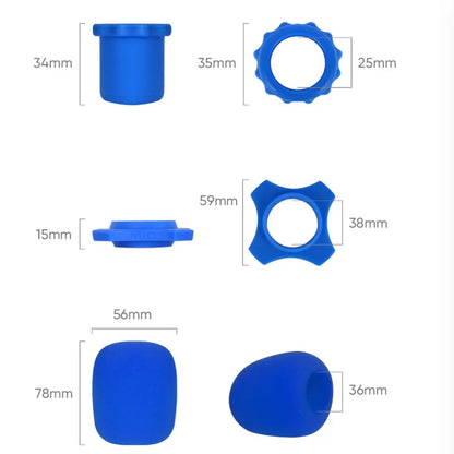 KTV Microphone Microphone Silicone Protective Cover Drop-proof Dustproof Sponge Cover