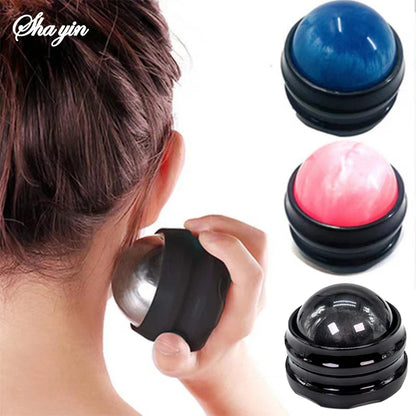 Mini Manual Therapy Body Massager Ball 360 Degree Spin Design Self Massage Tool for Back Shoulders Foot Massage