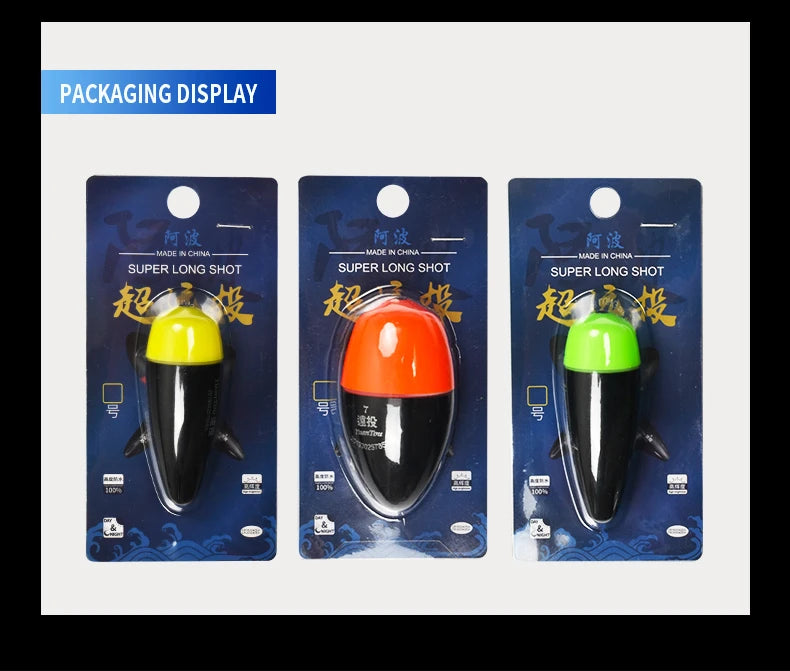 Luminous Fishing Float Set High Sensitivity Buoy Adjustable Red&Green Color Bobber Waterproof Electronic Fishing Floats