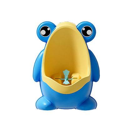 Cute Frog Standing Potty Training Urinal for Boys Toilet with Funny Aiming Target