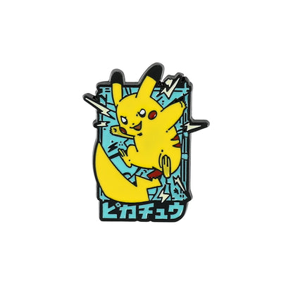 Pokemon Pikachu Game Console Enamel Pins Badges Brooches Japanese Anime Squirtle Funny Punk Denim Jacket Badge Lapel Pin Friend