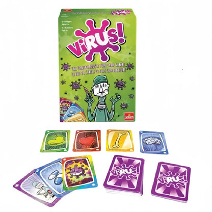 Interesting Virus Infected Card Game English Version Tabletop Card Interactive Game for Family Gatherings Couples Adult Parties
