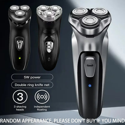 Blackstone Electrical Rotary Shaver for Men 3D Floating Blade Washable USB Rechargeable Shaving Beard Machine