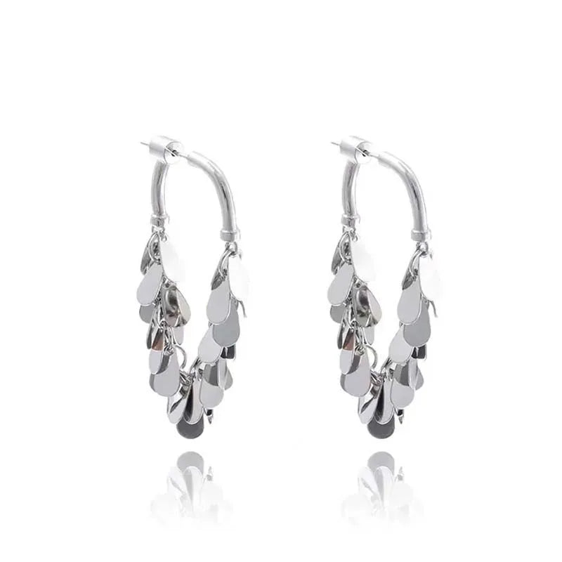 2026 New Senior Luxury Delicate Long Tassels Drop Earrings Fashion Versatile Exaggerate Metal Women Jewelry Girl's Earrings