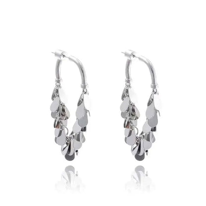 2026 New Senior Luxury Delicate Long Tassels Drop Earrings Fashion Versatile Exaggerate Metal Women Jewelry Girl's Earrings