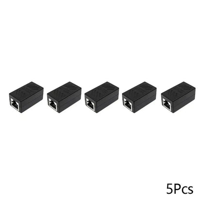 1/5/10/20pcs RJ45 Coupler Ethernet Cable Coupler LAN Connector Cat7 Cat6 Cat5e Ethernet Cable Extender Adapter Female to Female