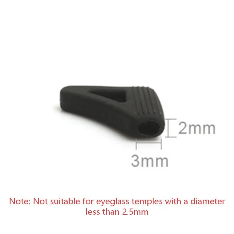 5Pairs Glasses Anti-slip Ear Hook Cover Anti-lost Silicone Glasses Legs Sleeve Holder For Sports Sunglasses Glasses Accessories