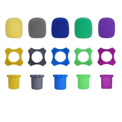 KTV Microphone Microphone Silicone Protective Cover Drop-proof Dustproof Sponge Cover
