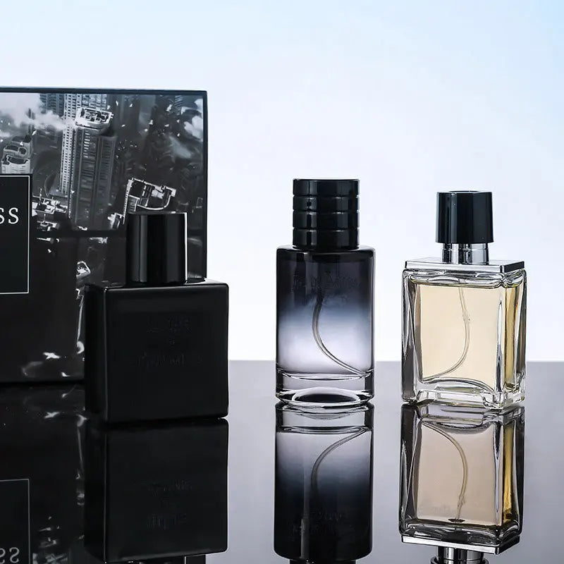 3 piece set, men's eau de Toilette spray gift box, lasting fragrance, 3 different flavors, perfect for holiday gifts, dates, eve