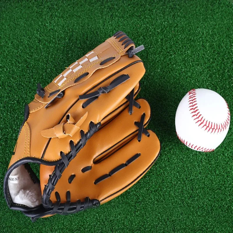 Outdoor camping sport Baseball Gloves Softball Practice Equipment Size 9.5 Left Hand For Kids/Adults Man Woman Training