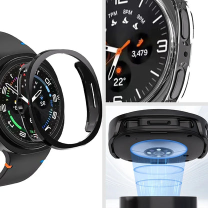 Glass+case For Samsung Galaxy watch 8 40mm 44mm scratch-resistant full-coverage screen protector For Samsung Galaxy watch8 Cover