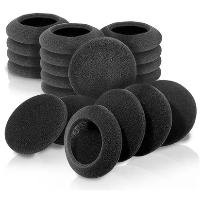 10pcs 18mm 35mm 45mm 50mm 55mm 60mm Headphones Replacement Memory Foam Ear Pads Sponge Cushion Covers Earphone Protective Sleeve
