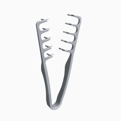 Men's Textured Styling Comb Z Shape Hair Root Lift Volumizing Comb for Fluffy Hairstyle,Seam Covering Bangs Hairdressing Tool