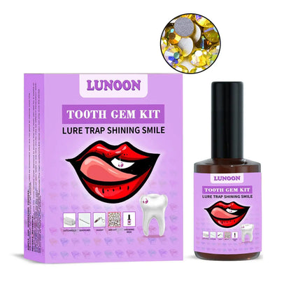 Tooth Jewelry Kit DIY Teeth Gems Set 7ml Glues Light Firm Reliable Clear Precious Stone Crystal Tooth Ornaments Jewellery