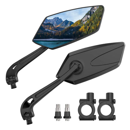 Bicycle Rearview Bike Adjustable 360° Rotate Wide Angle Mirror Road Bike Handlebar Rear View Mirrors Bicycle Accessories