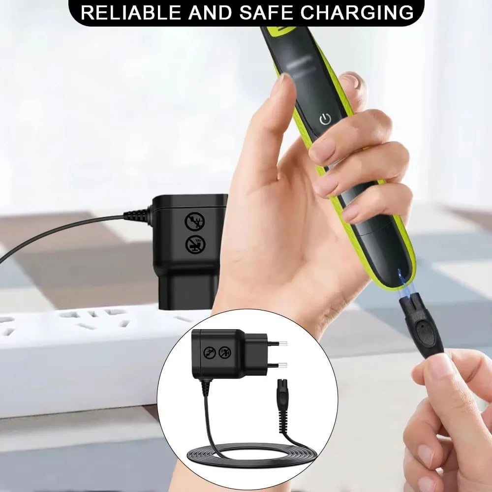 KVIFO 5V Shaver Adapter Charger Fit for Philips Norelco OneBlade QP2724 QP2834 QP1424 QP1924 QP4631 Shaver