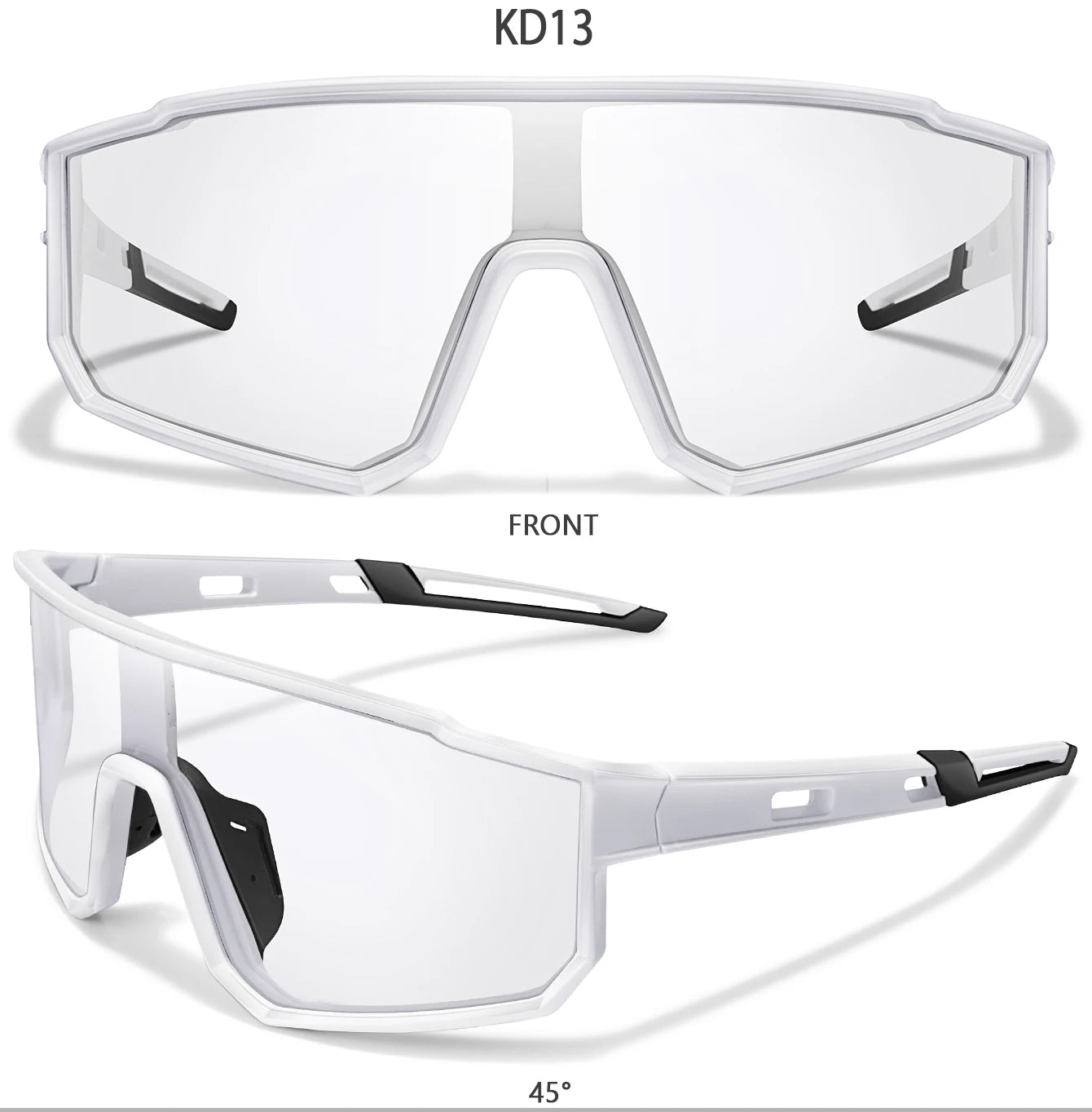 New Style Brand Photochromic Eyewear Men Women Bicycle MTB Bike Running Fishing Cycling Glasses Comfortable Windproof Goggles