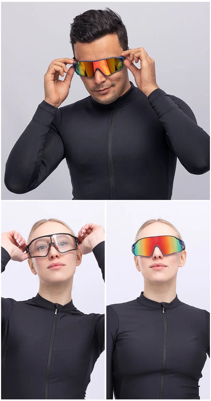 ROCKBROS Cycling Polarized Glasses MTB Road Bike Sunglasses UV400 Bicycle Sun Protection Light Unisex Bike Sports Equipment