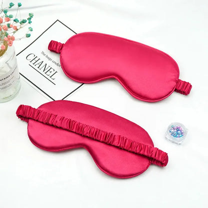 Soft Silk Sleep Mask Eye Masks Coversfor Sleep 100% Blackout Zero Eye Pressure Blindfold with Adjustable Strap Mask Eye Patch