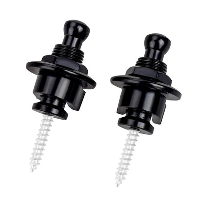 Guitar Strap Buttons Pins 1/2PCS 3 Color For Choose Premium Guitar Strap Locks Metal Security Strap Buttons Metal End Pins