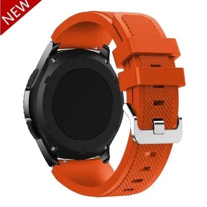 20mm 22mm Band for Samsung Galaxy Watch 7/5/6/4/3/46mm/active2/Gear s3 Frontier/Sport silicone bracelet Huawei GT 4/3/2/2E strap