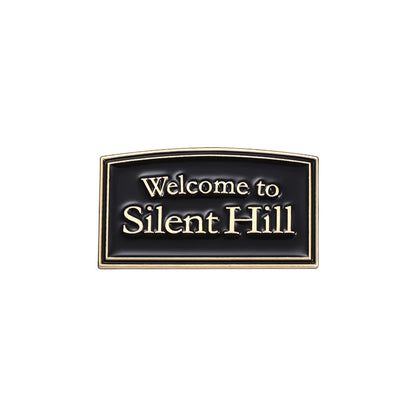 Welcome to Silent Hill Brooch Enamel Pins Horror Film Game Badge Metal Brooch Lapel Badge Punk Jewellery Backpack Accessory Gift