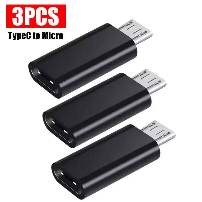 USB Type-C Adapter Type C To Micro USB Female To Male Converters For Xiaomi Samsung Charger Data Cable USBC USB C Adapter