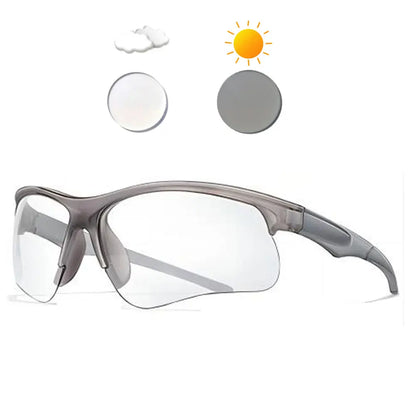 New Photochromic Cycling Sunglasses Men Women Outdoor Mtb Bicycle Sun Glasses Running Eyewear Sports Bike Windproof Goggles