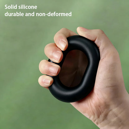 Silicone Hand Trainer Finger Gripper Ring Hand Power Gripper Ring Stress Relief Gym Home Workout Exercise Fitness Equipment
