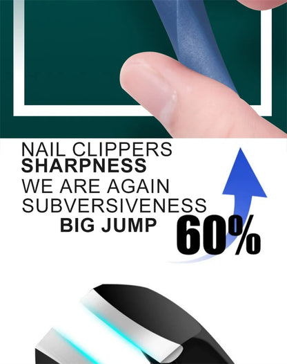 Large Size Stainless Steel Nail Clipper - Professional Toenails Trimmer Thick Hard & Durable Nail File for Household Use