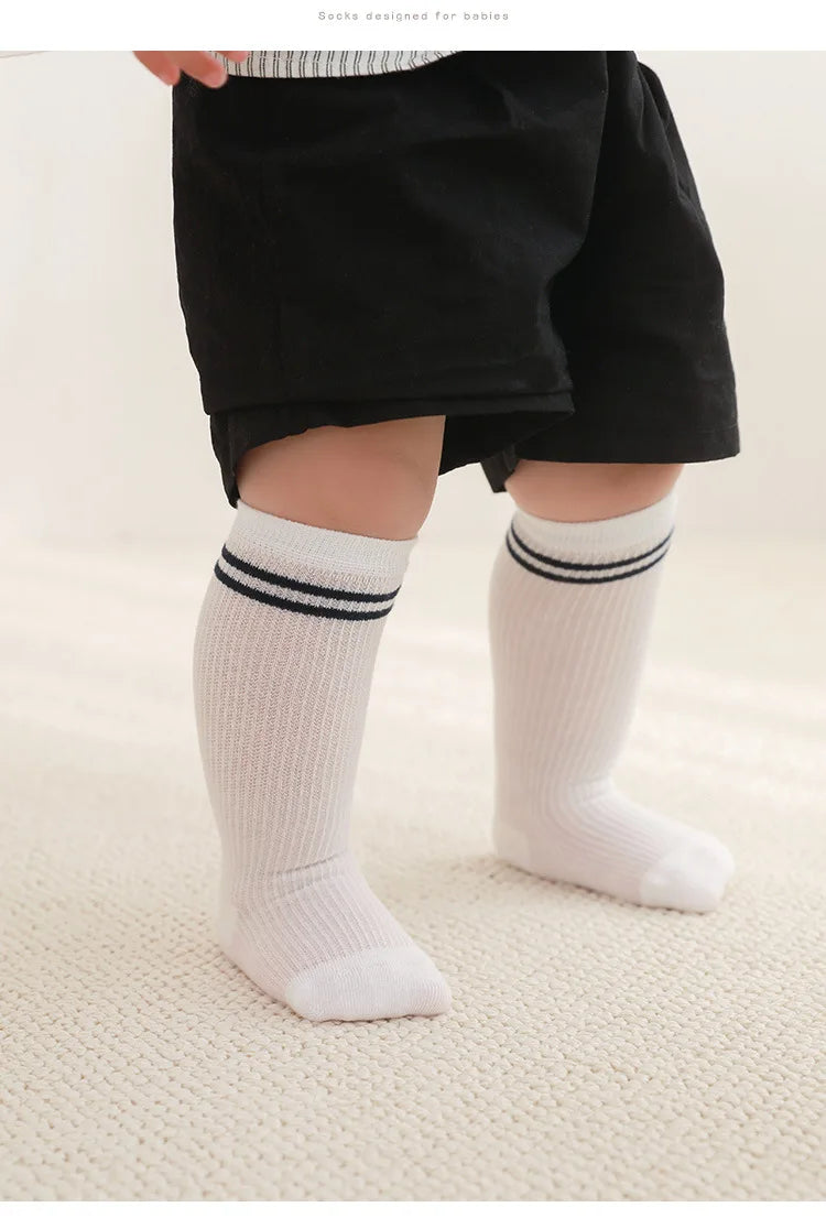 Long Tube Baby Socks Summer Breathable Children'S Socks Soft Cotton Stockings For Baby Socks For Babies