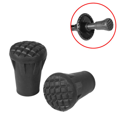 /set Replacement Outdoor Trekking Hiking Pole Tip End Walking Stick  Cover Protector Walking Stick Tip End Cane Protector