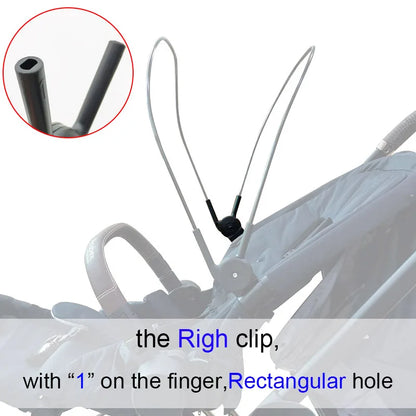 Buggy Awning Clasp For Cybex Mios 2/3 Priam 3/4 2019~2026 Stroller Roof Clamp Canopy Rod Clip Adjustable Knob Sunshade Connector