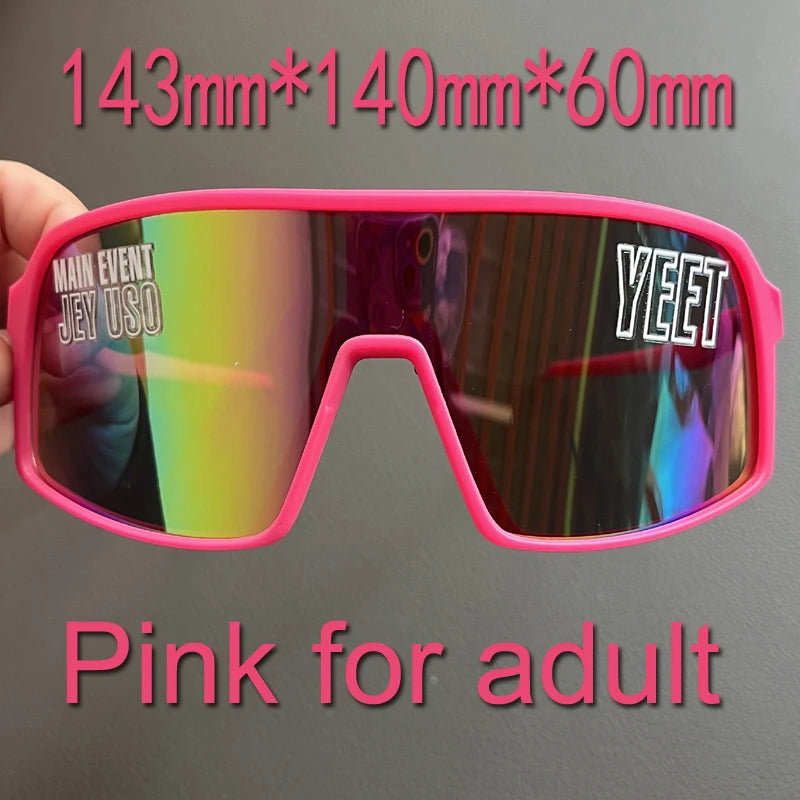 Jey Uso YEET Sunglasses Sports Shades MAIN EVENT Blue Glasses Bloodline USOS RARE Colors Motorcycle Glasses