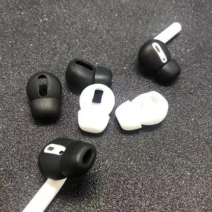 2pcs/Pair Ear Pads For Airpods 1/2 Wireless Bluetooth Iphone Earphones Silicone Covers Caps Earphone Case Earpads Eartips