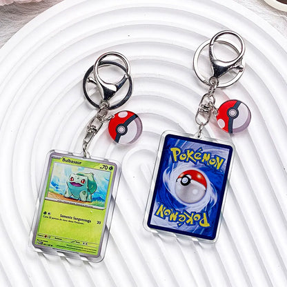 Pokémon Characters Pikachu Bulbasaur Jigglypuff Acrylic Keychain Bag Charms Accessories Backpack Pendant Key Holder Friend Gifts