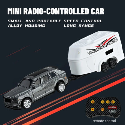 New RC Car MINI Alloy 1/64 Remote Control Car Convenient to Carry 60 Minutes of Work Time Children's Gifts Electronic Toys