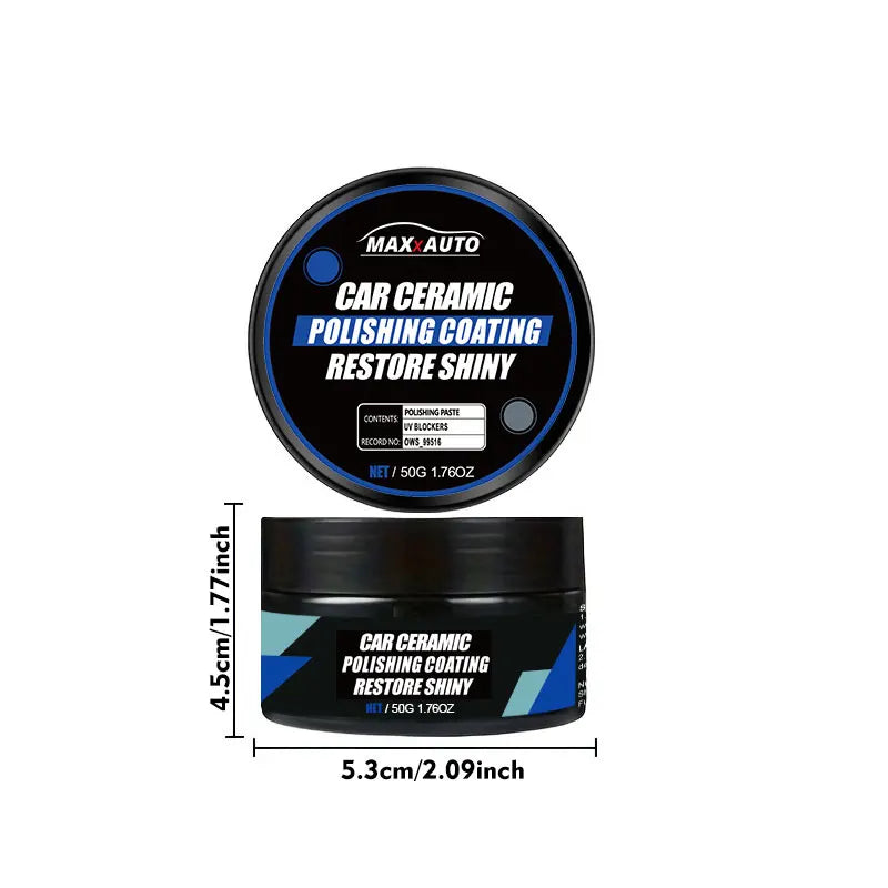 Car Ceramic Nano Wax Coating Auto Nano Crystal Hydrophobic Layer Anti-Scratches Car Polishing Scratch Repair Coating Wax