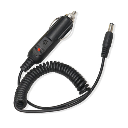 12V DC Power Car Charger for Walkie Talkie UV-5R UV9R UV-82 UV-9R Plus UV5RE 5RA Baofeng Accessories Radio Charge Base Cord