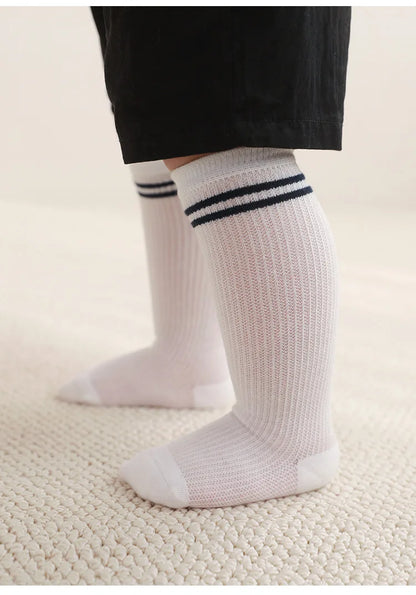 Long Tube Baby Socks Summer Breathable Children'S Socks Soft Cotton Stockings For Baby Socks For Babies