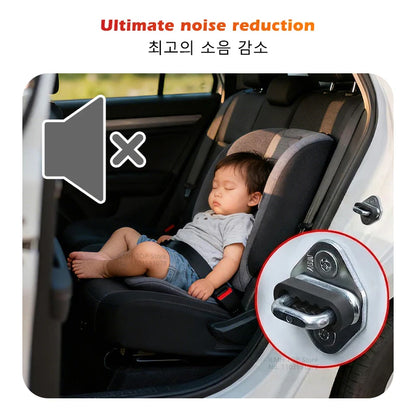 Silicone Car Door Lock Cover Pad Universal Anti Vibration Shock Absorber Soundproof Damper For Auto Door Latch Anti Scratch