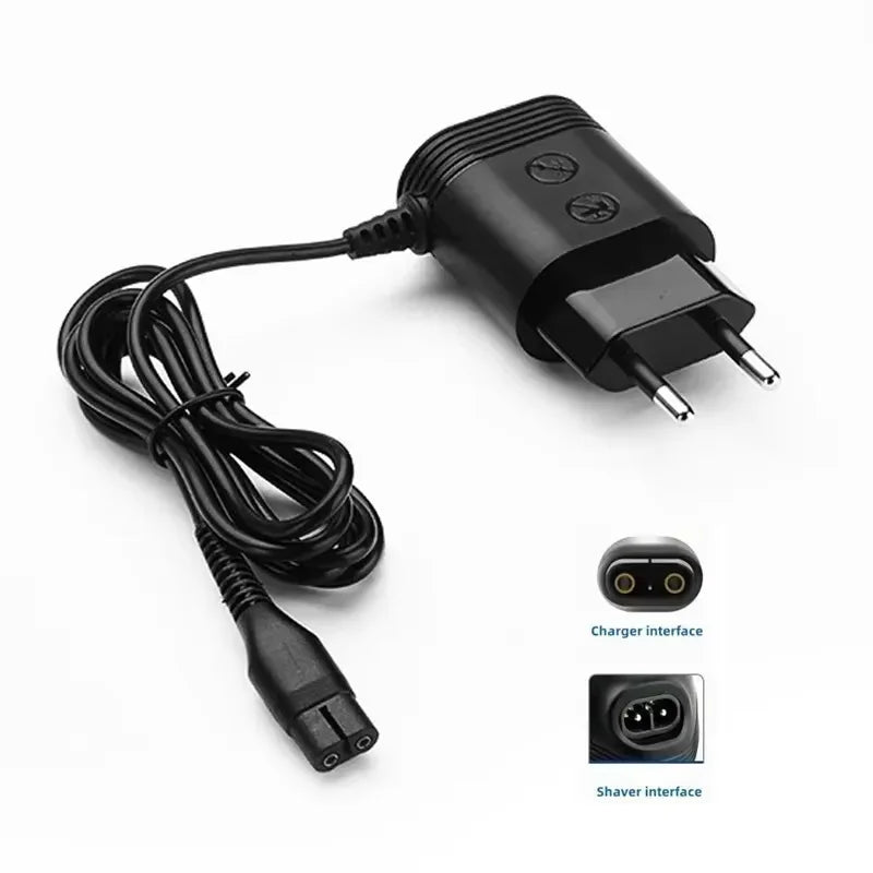 EU Plug Travel Charger Adapter | 3 Types Replacement Fast Charging Power Supply for Philips Electric Shavers Multi Series