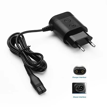 EU Plug Travel Charger Adapter | 3 Types Replacement Fast Charging Power Supply for Philips Electric Shavers Multi Series